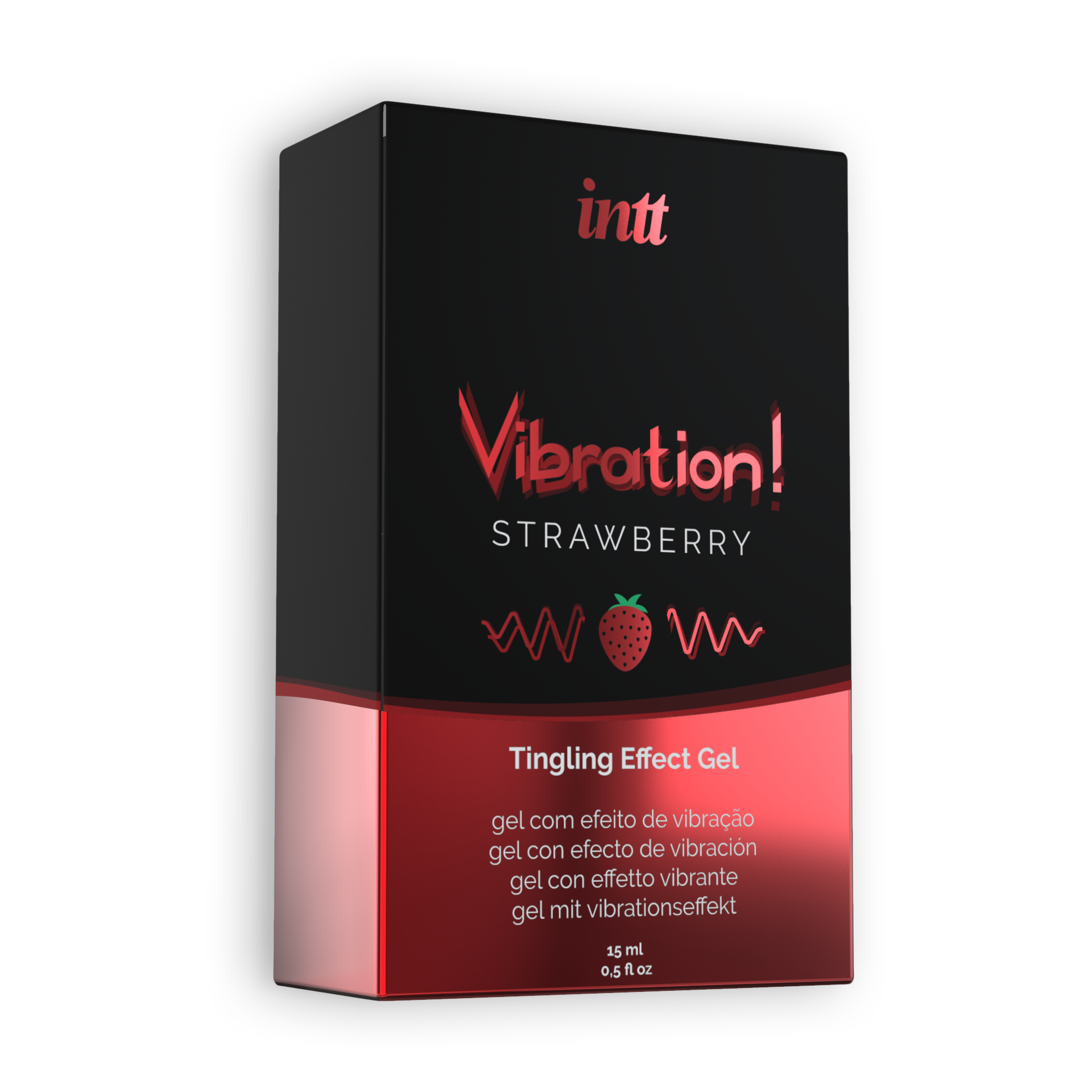 INTT VIBRATION STRAWBERRY GEL 15 ML