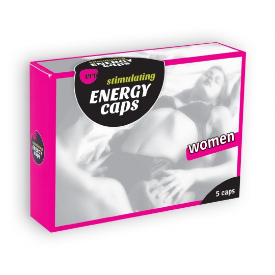 CÁPSULAS ESTIMULANTES ERO STIMULATING ENERGY CAPS PARA MUJERES 5 CÁPSULAS