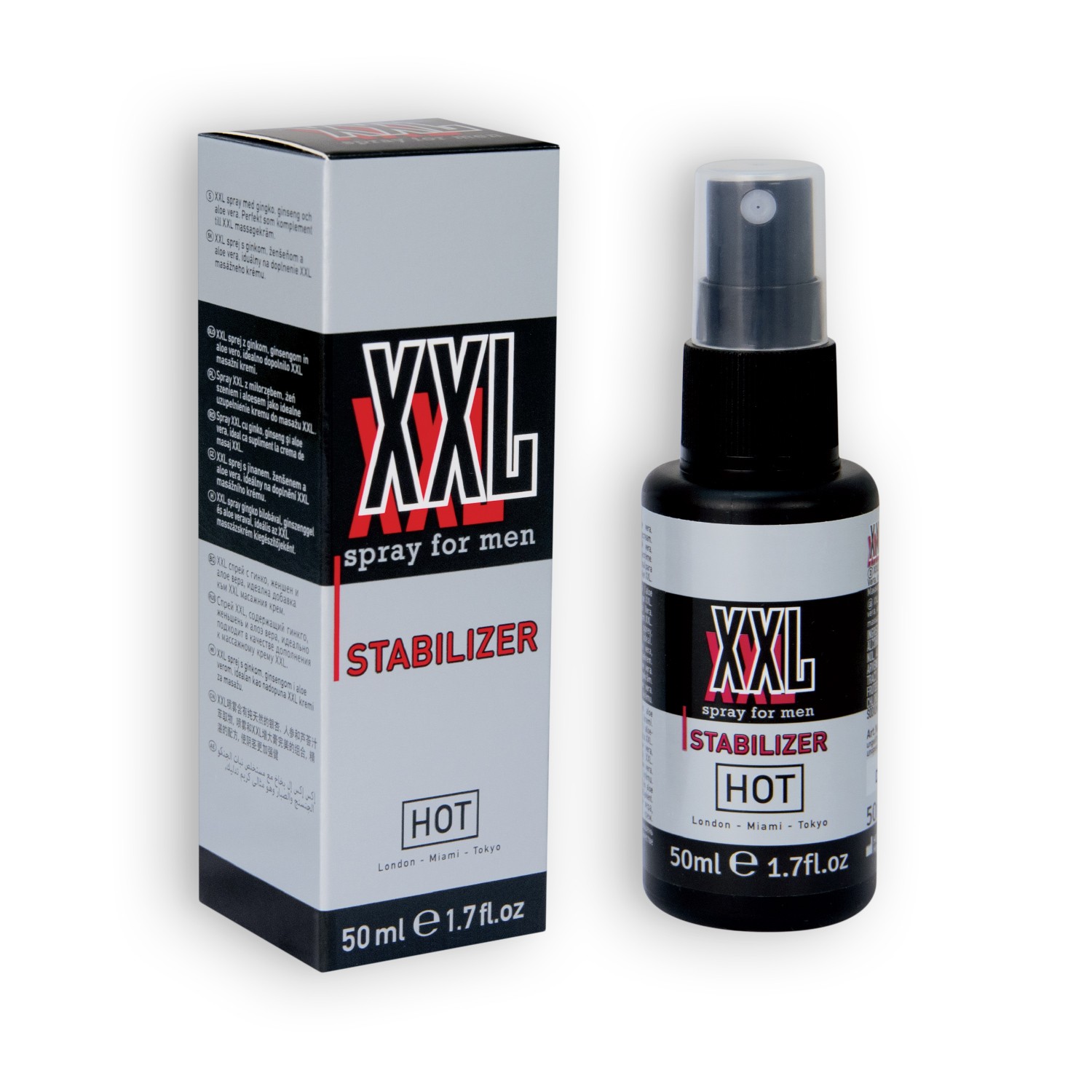 XXL STABILISER STIMULATING SPRAY HOT™ FOR MEN 50ML