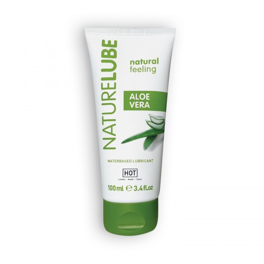 LUBRIFICANTE A BASE D&#039;ACQUA CON ALOE VERA NATURELUBE 100ML