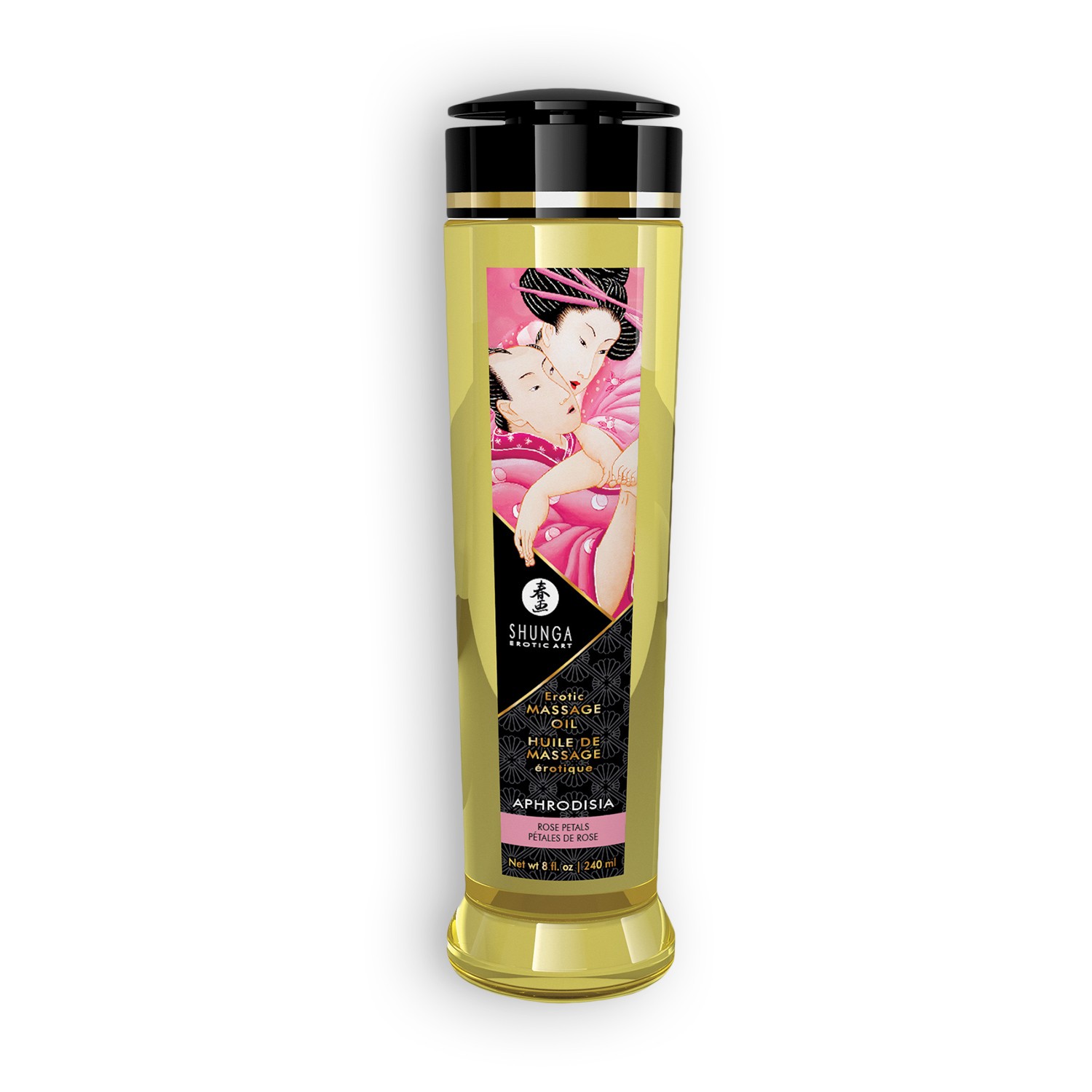 ÓLEO DE MASSAGEM SHUNGA APHRODISIA ROSA 250ML