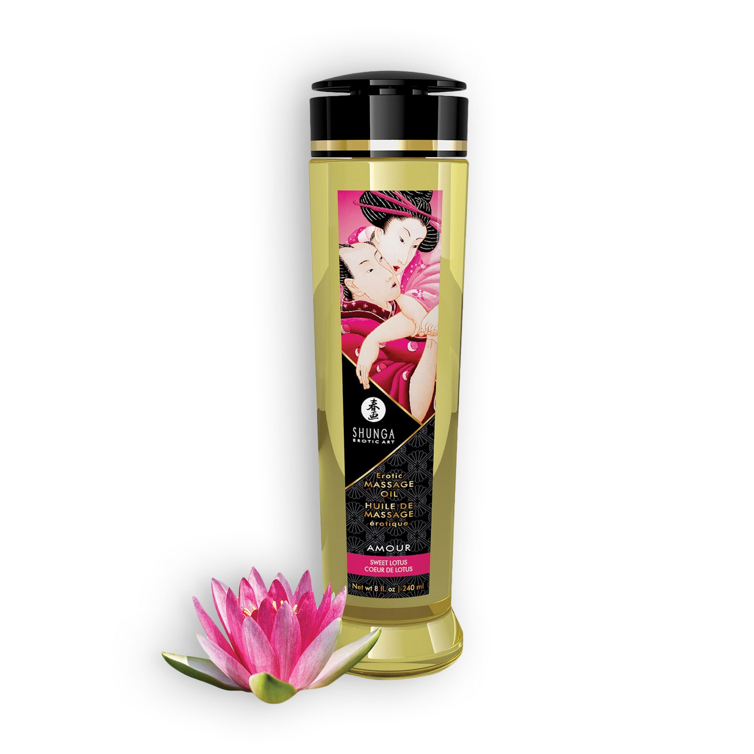 SHUNGA MASSAGE OIL AMOUR SWEET LOTUS 240ML