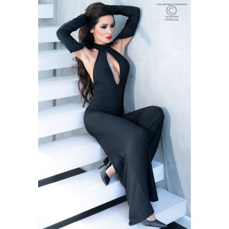 CR-4328 JUMPSUIT BLACK