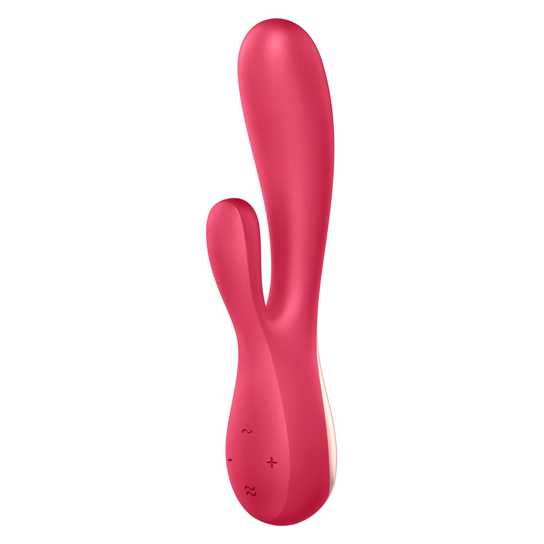 SATISFYER MONO FLEX VIBRATOR WITH APP AND BLUETOOTH RED