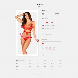 LOVLEA OSSESSIVO SET ROSSO