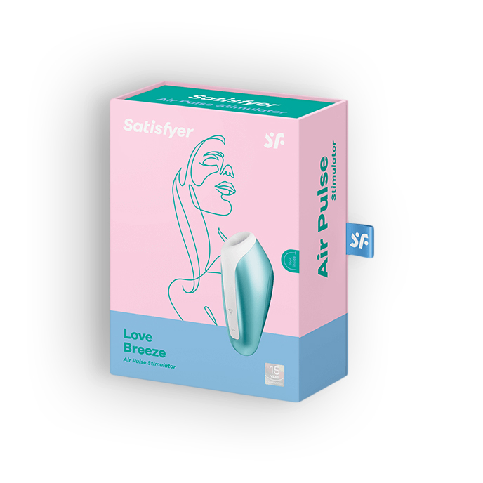 ESTIMULADOR LOVE BREEZE COM APP SATISFYER AZUL