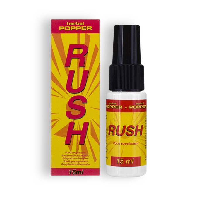 RUSH A BASE DI ERBE POPPER STIMOLANTE SPRAY 15 ML