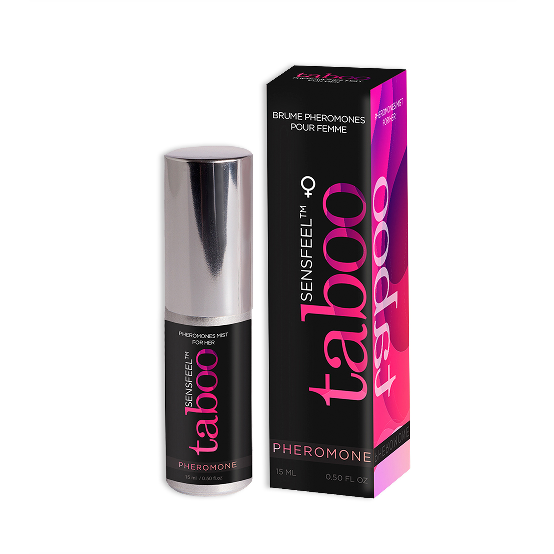 PERFUME FEMININO TABOO PHEROMONES BOOSTER FOR HER SENSFEEL TECHNOLOGIE 15ML