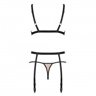 OBSESSIVE NUDELIA SET BLACK