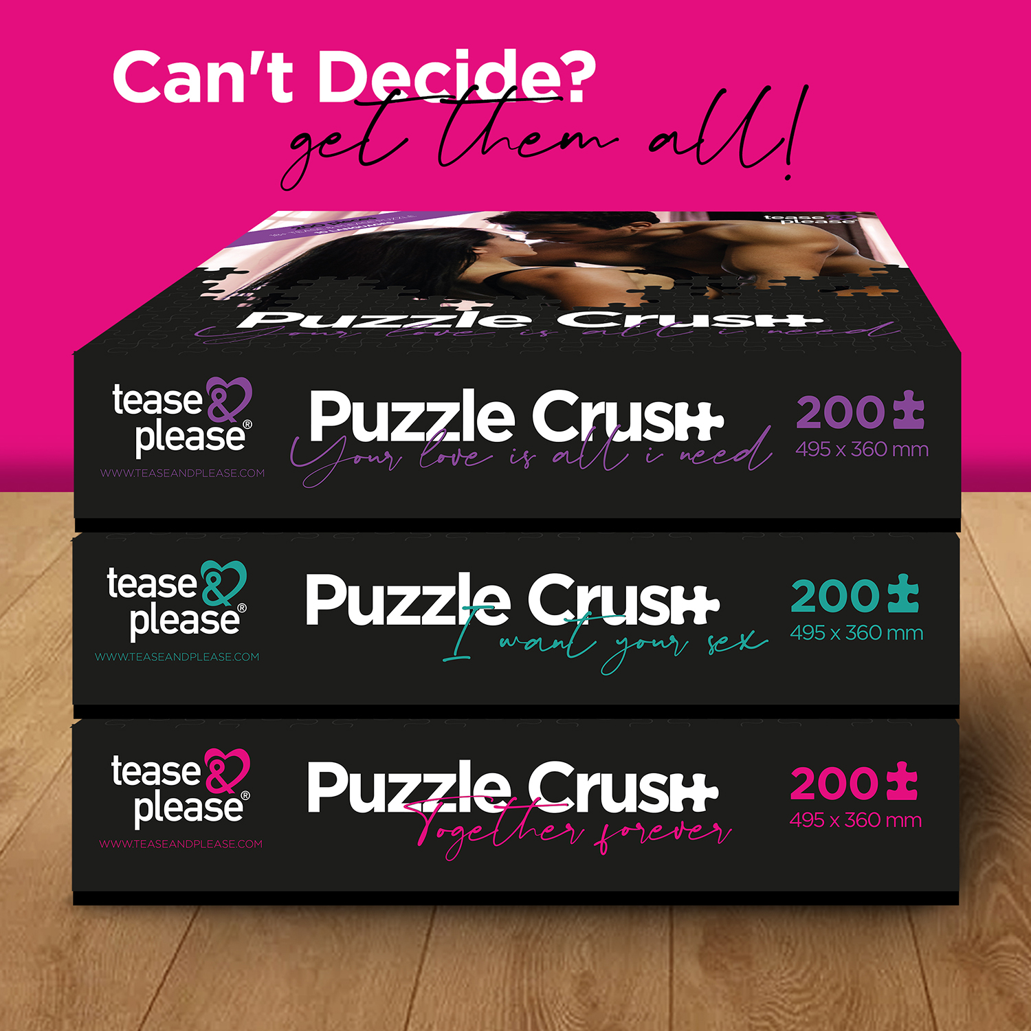 PUZZLE GAME CRUSH IL TUO AMORE È TUTTO QUELLO CHE MI SERVE 200 PZ