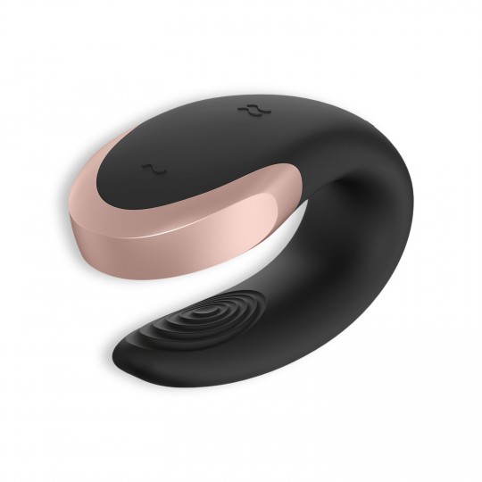 DOPPIO AMORE DILDO CON NERO SATISFYER APP