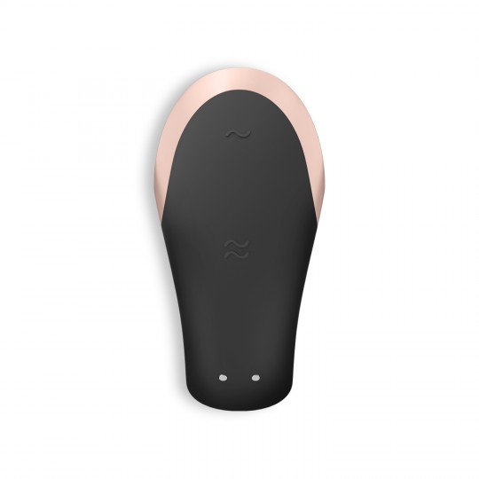 DOPPIO AMORE DILDO CON NERO SATISFYER APP