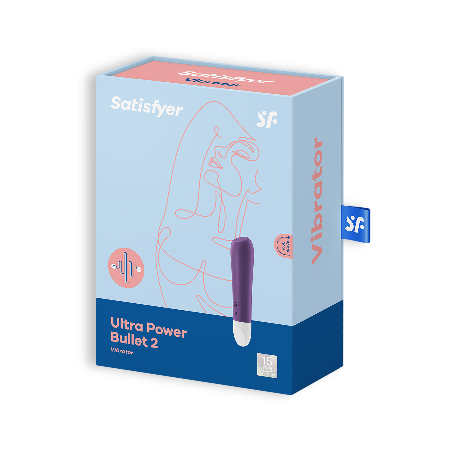 BALA VIBRATÓRIA ULTRA POWER BULLET 2 SATISFYER ROXO