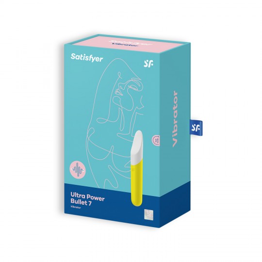 BALA VIBRADORA ULTRA POWER BULLET 7 SATISFYER AMARILLO