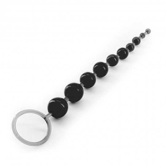 PACK OF 32 10 BEAD ANAL CHAIN CRUSHIOUS BLACK