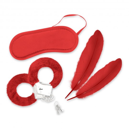 CONFEZIONE DA 24 KIT BONDAGE LOVER&#039;S DREAM CRUSHIOUS ROSSO