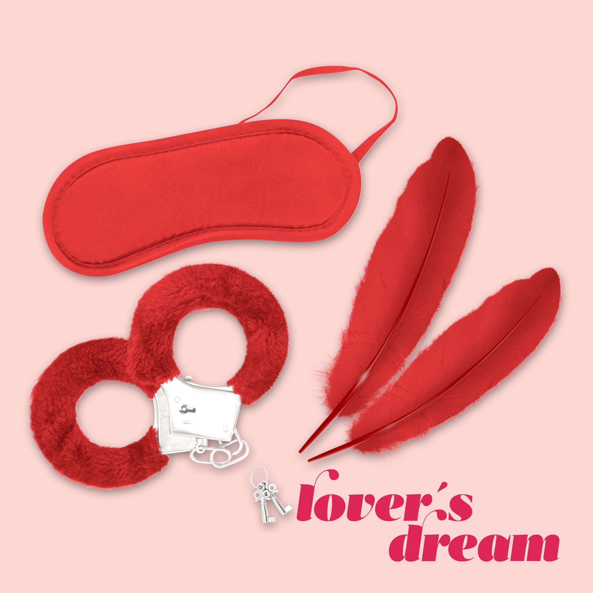 CONFEZIONE DA 24 KIT BONDAGE LOVER&#039;S DREAM CRUSHIOUS ROSSO