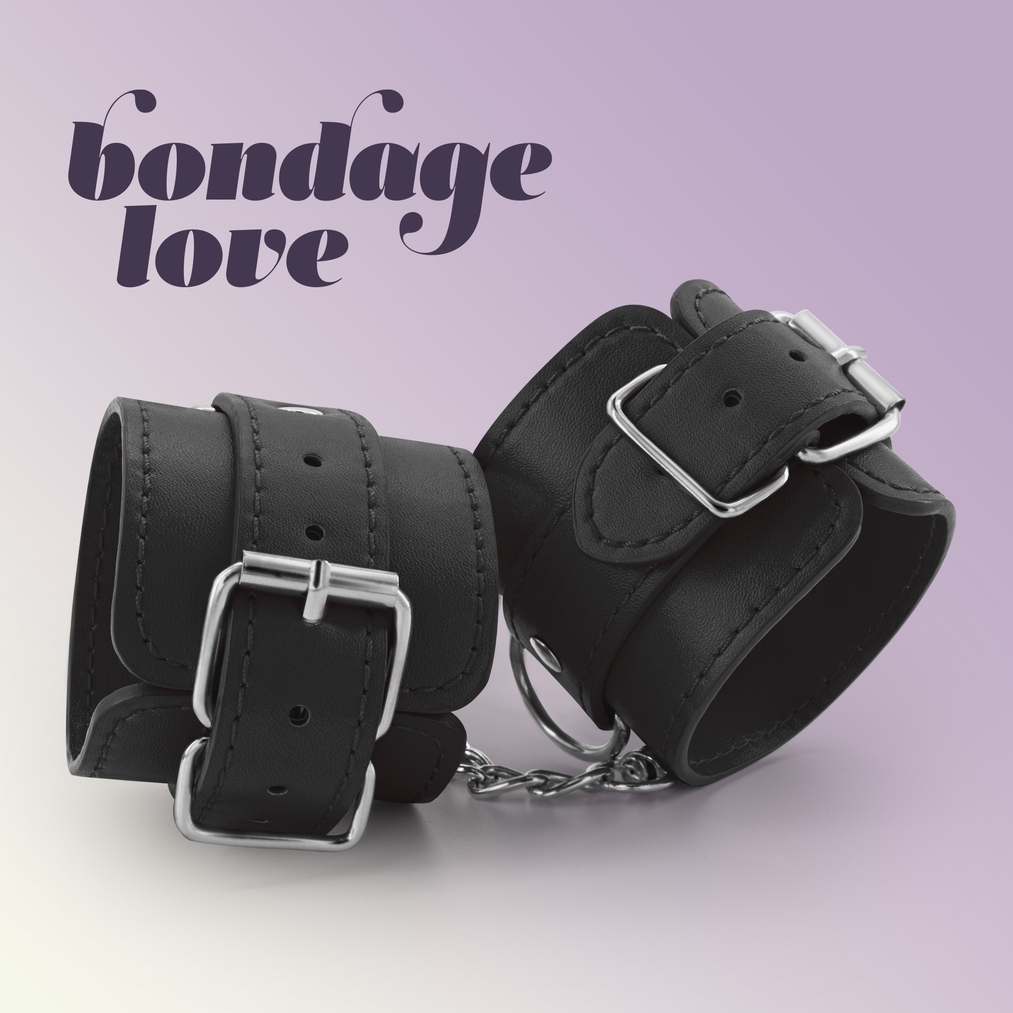 PACK DE 24 ESPOSAS DE CUERO BONDAGE LOVE CRUSHIOUS NEGRAS