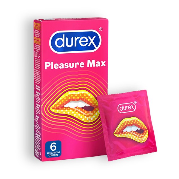 PRESERVATIVI DUREX PLEASUREMAX 6 UNITÀ