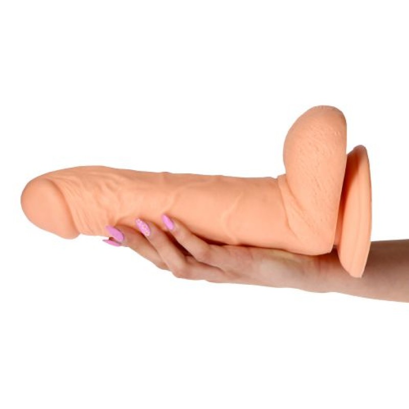 PENE REALÍSTICO REAL RAPTURE SKY EMOTION 10&#039;&#039; BLANCO