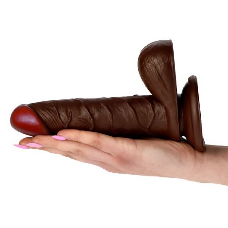 REALISTICO DILDO REALE RAPIMENTO TERRA SAPORE 6.5 &quot; NERO