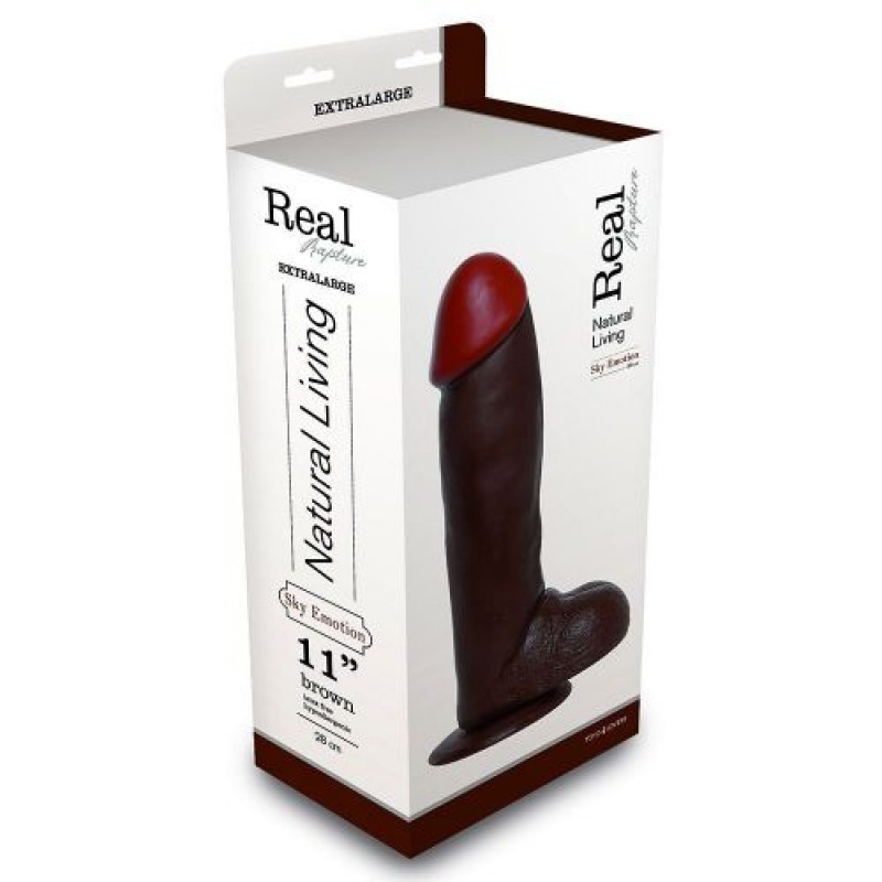 DILDO REALÍSTICO REAL RAPTURE SKY EMOTION 11&#039;&#039; NEGRO