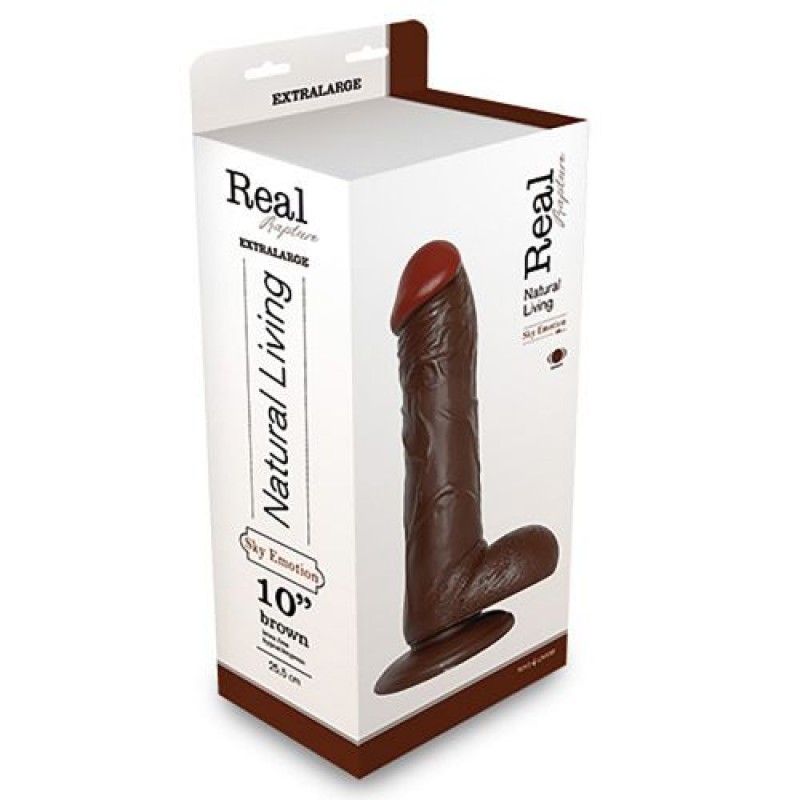 REAL RAPTURE SKY EMOTION REALISTIC VIBRATOR 10&#039;&#039; NEGRO