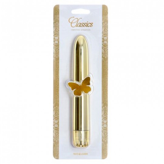 VIBRADOR CLASSICS DOURADO MÉDIO