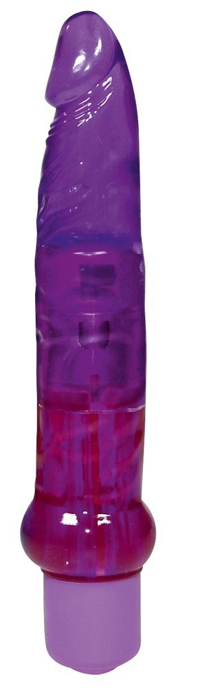 JELLY ANAL VIBRATOR PURPLE