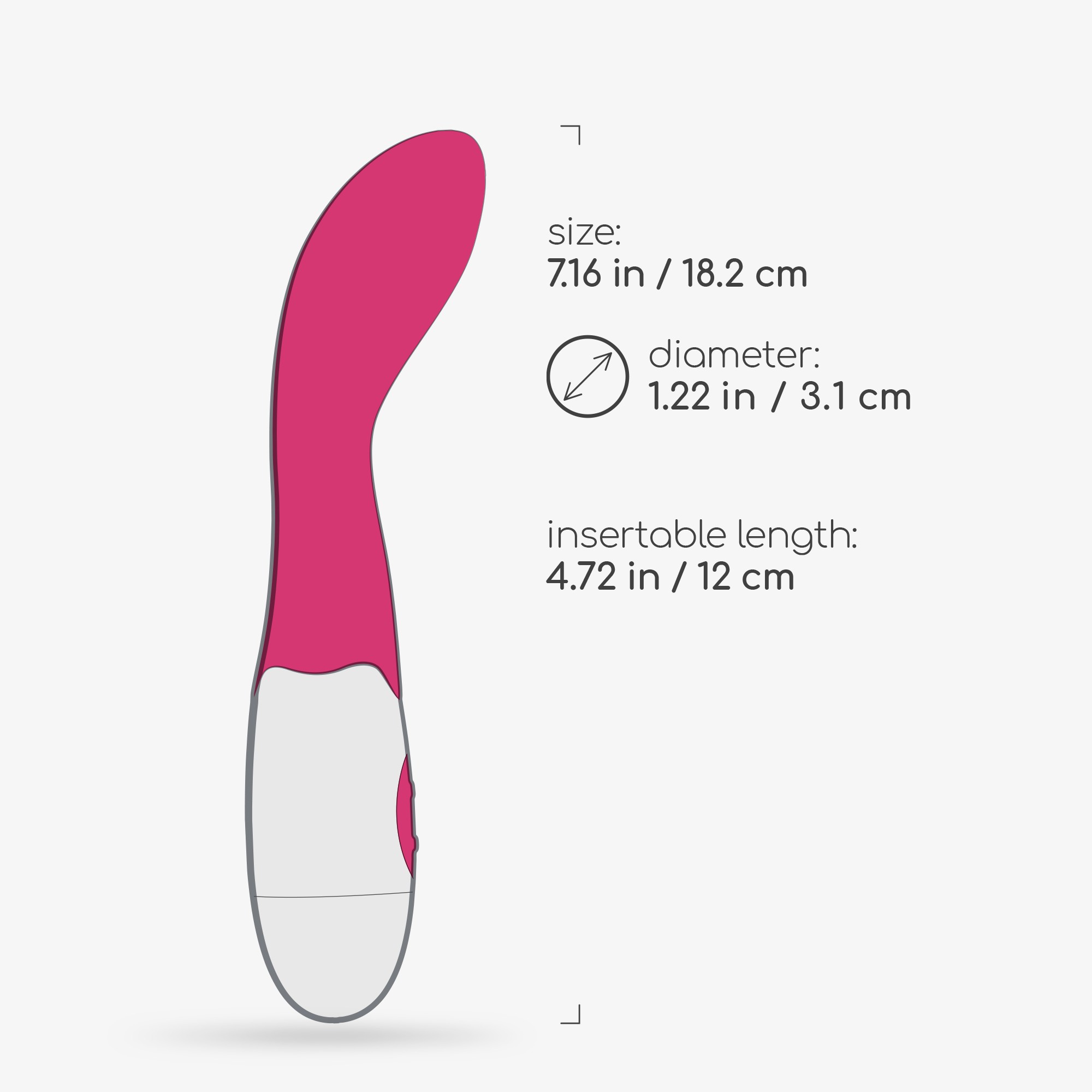 CRUSHIOUS TWIGLIE VIBRATOR WITH WATERBASED LUBRICANT INCLUDED