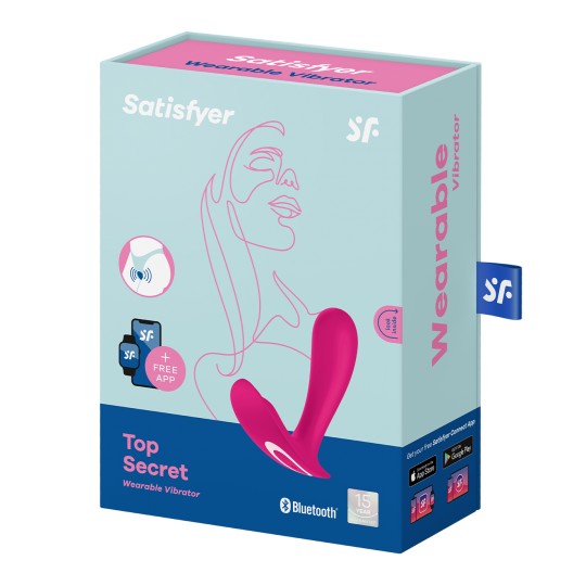 TOP SECRET G-SPOT STIMOLATORE CON APP SATISFYER ROSA