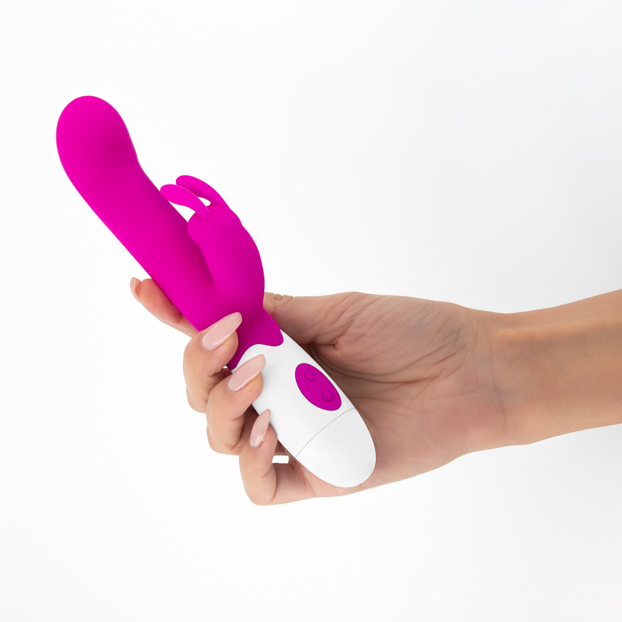 VIBRADOR COM ESTIMULADOR DE CLITÓRIS JIGGLIE E LUBRIFICANTE À BASE DE ÁGUA INCLUÍDO CRUSHIOUS