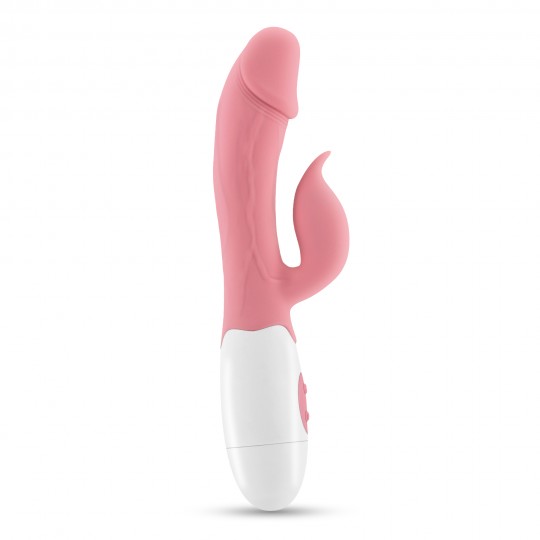 CRUSHIOUS MOCHI RABBIT VIBRATOR PINK WITH WATERBASED LUBRICANT INCLUDED