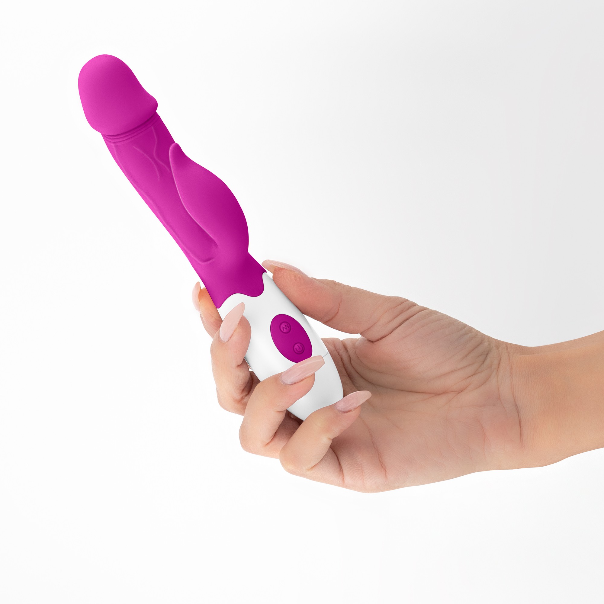 CRUSHIOUS MOCHI RABBIT VIBRATOR PURPLE WITH WATERBASED LUBRICANT INCLUDED