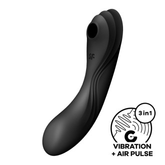 SATISFYER CURVY TRINITY 4 VIBRATOR BLACK