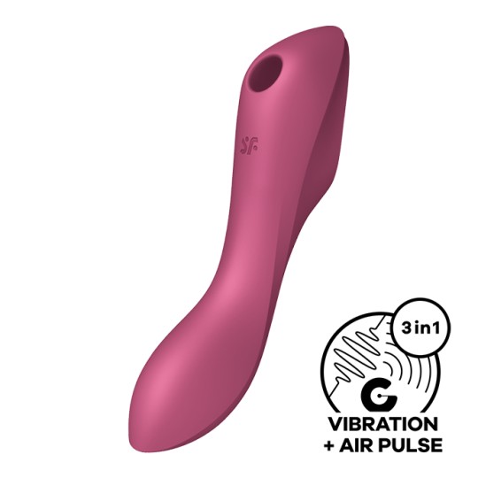 DILDO CURVY TRINITÀ 3 SATISFYER ROSSO