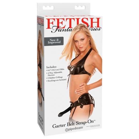 REGGICALZE STRAP - ON CON REGGICALZE SET FETISH FANTASY SERIES