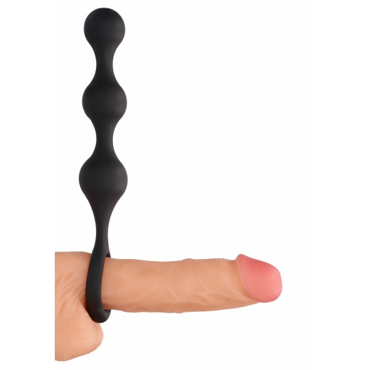 TESTER JIL JAMES 3 BEAD ANAL CHAIN BLACK