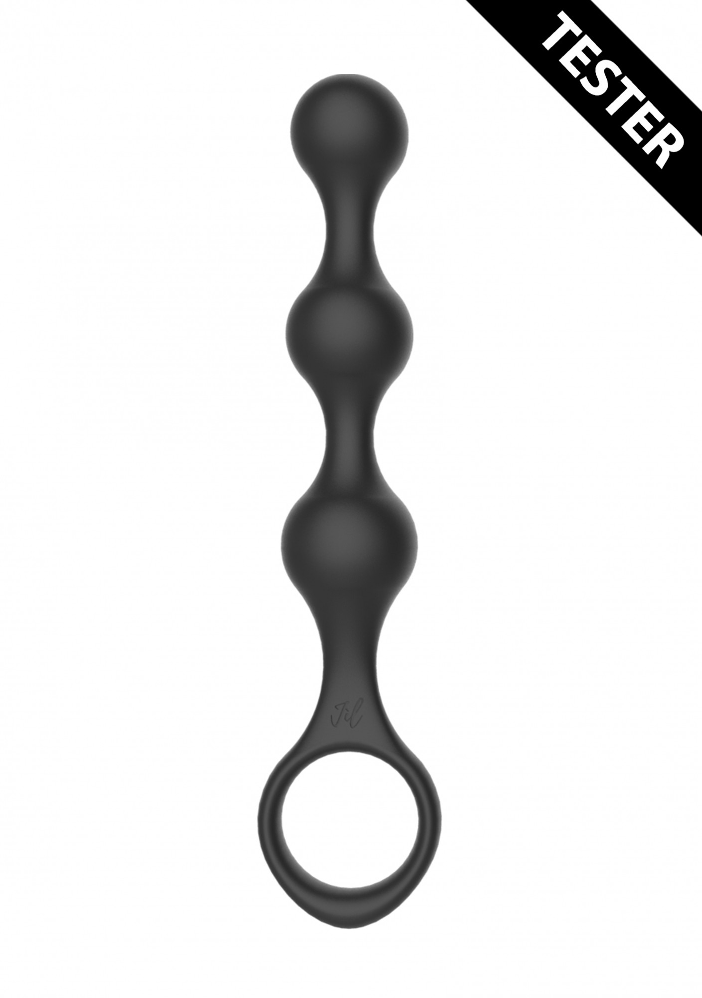 TESTER JIL JAMES 3 BEAD ANAL CHAIN BLACK