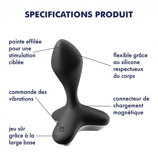 DILDO ANALE GAME CHANGER SATISFYER NERO