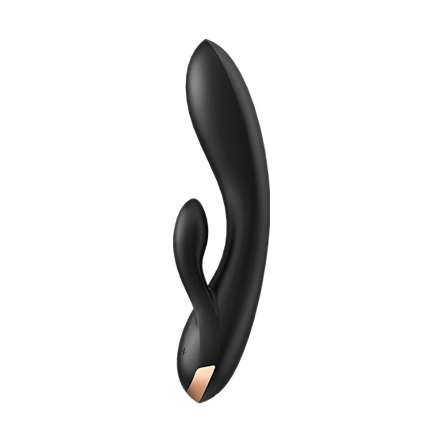 SATISFYER DOUBLE FLEX VIBRATOR WITH APP BLACK