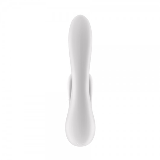 VIBRADOR DOUBLE FLEX CON APP SATISFYER BLANCO