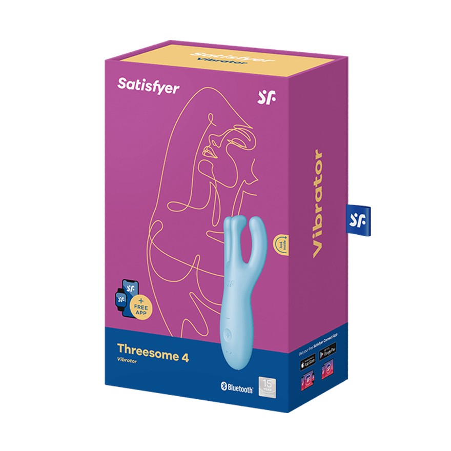 DILDO TRIO 4 SATISFYER BLU