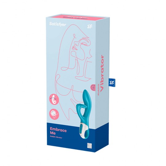 SATISFYER EMBRACE ME VIBRATOR TURQUOISE