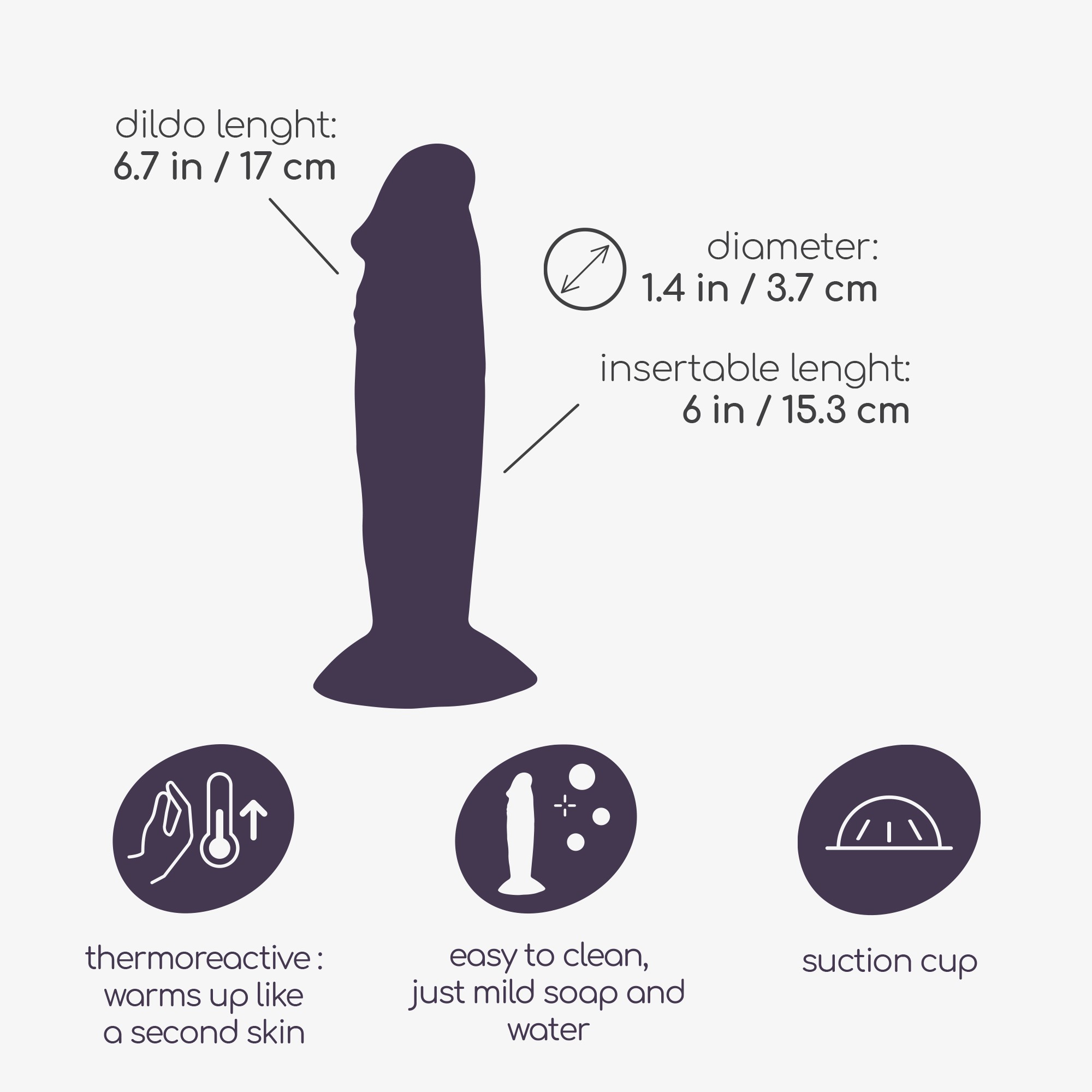 DILDO OLLIE 6,7&quot; CRUSHIOUS