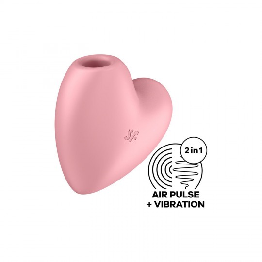 SATISFYER CUTIE HEART VIBRATOR PINK