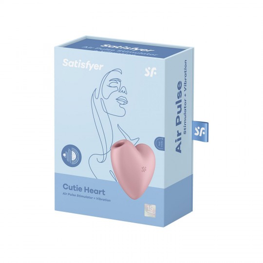 VIBRATORE CUTIE HEART SATISFYER ROSA