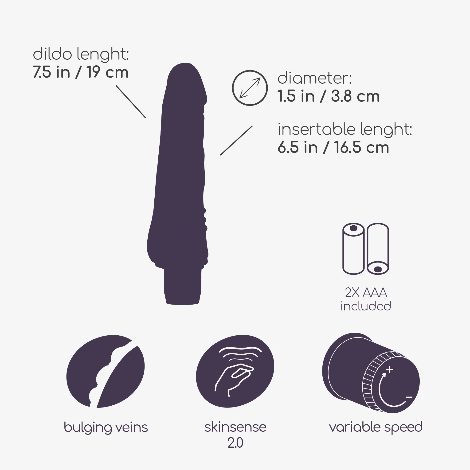 VIBRADOR REALÍSTICO WILLY CRUSHIOUS