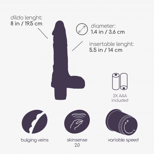 VIBRADOR REALÍSTICO TORMENTOR CRUSHIOUS