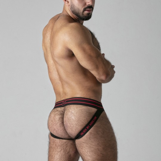 LOCKER GEAR MASSIVE RUDE JOCKSTRAP RED